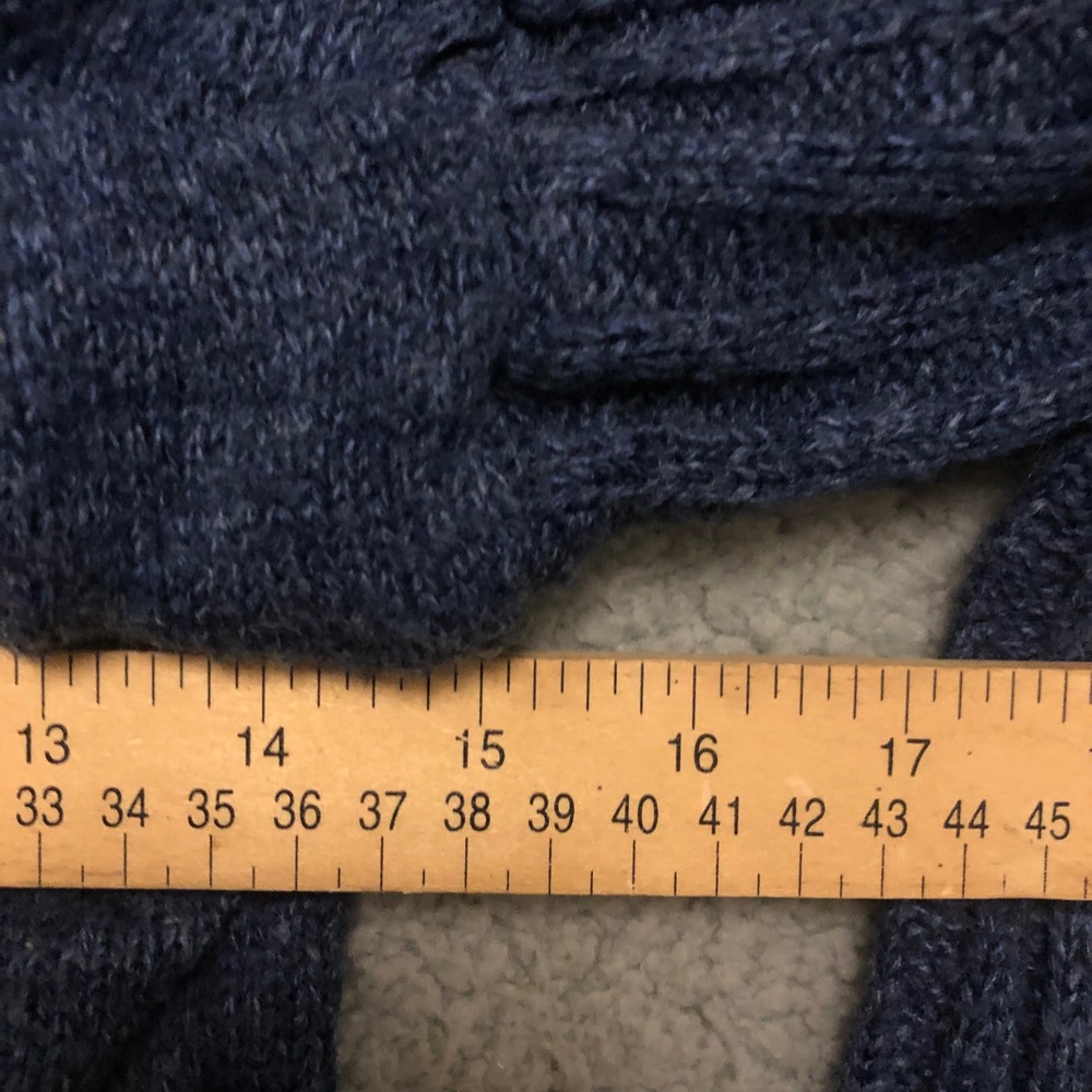 Vintage Winnie the Pooh Disney Knit Sweater Blue Kids Large 6X M.B. Kids Clothes - Picture 2 of 7